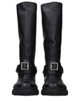 Burberry Black Leather Boots