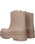 Chloé Pink Cotton Ankle Boots