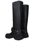 Burberry Black Leather Boots