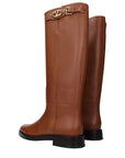 Valentino Garavani Brown Leather Boots
