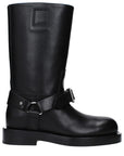 Burberry Black Leather Boots