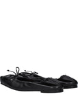 Jacquemus Black Leather Ballet Flats