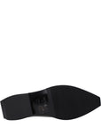 Moschino Black Leather Mules