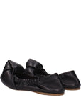 Miu Miu Black Leather Ballet Flats