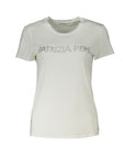 Patrizia Pepe White Organic Cotton Women T-Shirt