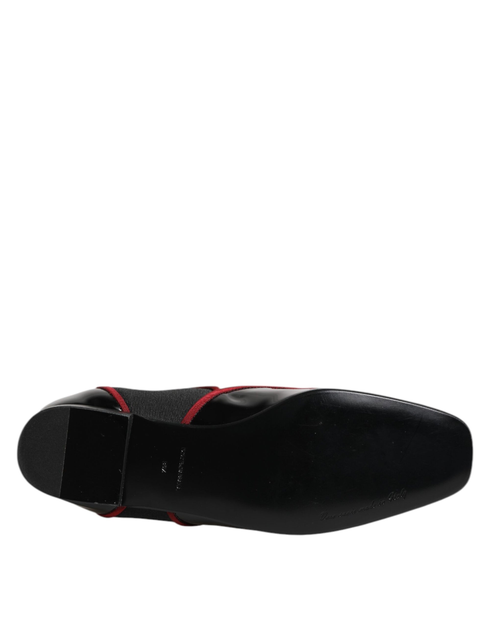 Dolce &amp; Gabbana Black Jackie Buttoned Chelsea Boots Shoes