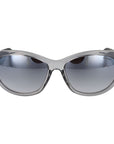 Guess Gray Stainless Steel Sunglasses