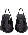Max Mara Black Leather High Heel Pumps