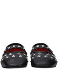 Stella McCartney Black Leather Ballet Flats