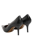 Dolce & Gabbana Black Exotic Leather Stiletto Pumps Shoes