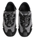 Dolce & Gabbana Black Gray NS1 Low Top Sneakers Shoes
