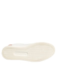 Dolce & Gabbana White Pink Leather Low Top Sneakers Shoes