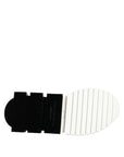 Dolce & Gabbana White Black Low Top Sorrento Sneakers Shoes