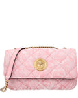 Versace Pink Fabric Shoulder Bag