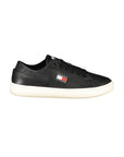 Tommy Hilfiger Black Polyurethane Women Sneaker