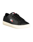 Tommy Hilfiger Black Polyurethane Women Sneaker