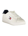 Tommy Hilfiger Bianco Polyurethane Women Sneaker