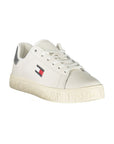 Tommy Hilfiger Bianco Polyurethane Women Sneaker