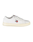 Tommy Hilfiger Bianco Polyurethane Women Sneaker