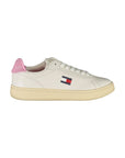 Tommy Hilfiger Bianco Polyurethane Women Sneaker