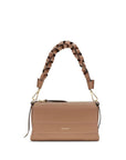 Coccinelle Beige Calf Leather Bos Taurus Shoulder Bag