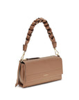 Coccinelle Beige Calf Leather Bos Taurus Shoulder Bag
