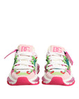 Dolce & Gabbana Multicolor Leather Airmaster Low Top Sneaker Shoes