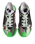 Dolce & Gabbana Multicolor DG Logo Leopard Cherry Sneaker Shoes