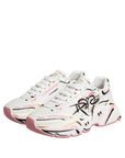 Dolce & Gabbana Multicolor Hand Painted DAYMASTER Sneaker Shoes