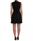 Dolce & Gabbana Black Sleeveless Bodycon A-line Mini Dress