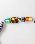 Dolce & Gabbana Multicolor Murano Glass Beads Brass Women Jewelry Necklace