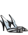 Valentino Garavani Black Leather High Heel Pumps