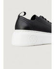 Armani Exchange Black Artificial Leather Low Top Sneakers