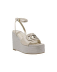 Guess Beige Synthetic High Heel Pumps