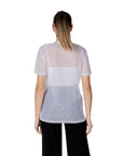 Armani Exchange White Polyamide T-Shirt