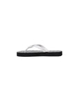 Armani Exchange Black And White Rubber Flip-Flop Sandals