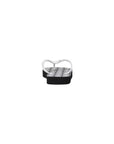 Armani Exchange Black And White Rubber Flip-Flop Sandals