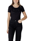 EA7 Emporio Armani Black Cotton T-Shirt