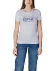 EA7 Emporio Armani White Cotton T-Shirt