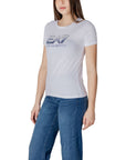 EA7 Emporio Armani White Cotton T-Shirt