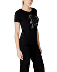 EA7 Emporio Armani Black Cotton T-Shirt
