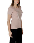 EA7 Emporio Armani Pink Cotton T-Shirt