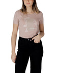 EA7 Emporio Armani Pink Cotton T-Shirt