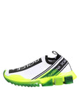 Dolce & Gabbana Black White Slip On Sorrento Sneakers Shoes