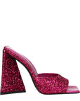 The Attico Pink Plastic Platform Sandals