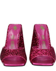 The Attico Pink Plastic Platform Sandals