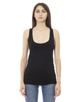 Just Cavalli Black Viscose Women Top
