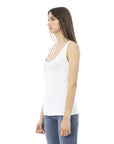Just Cavalli White Viscose Women Top