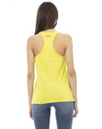 Just Cavalli Yellow Viscose Women Top