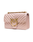 PINKO Powder Pink Love One Mini Shoulder Bag